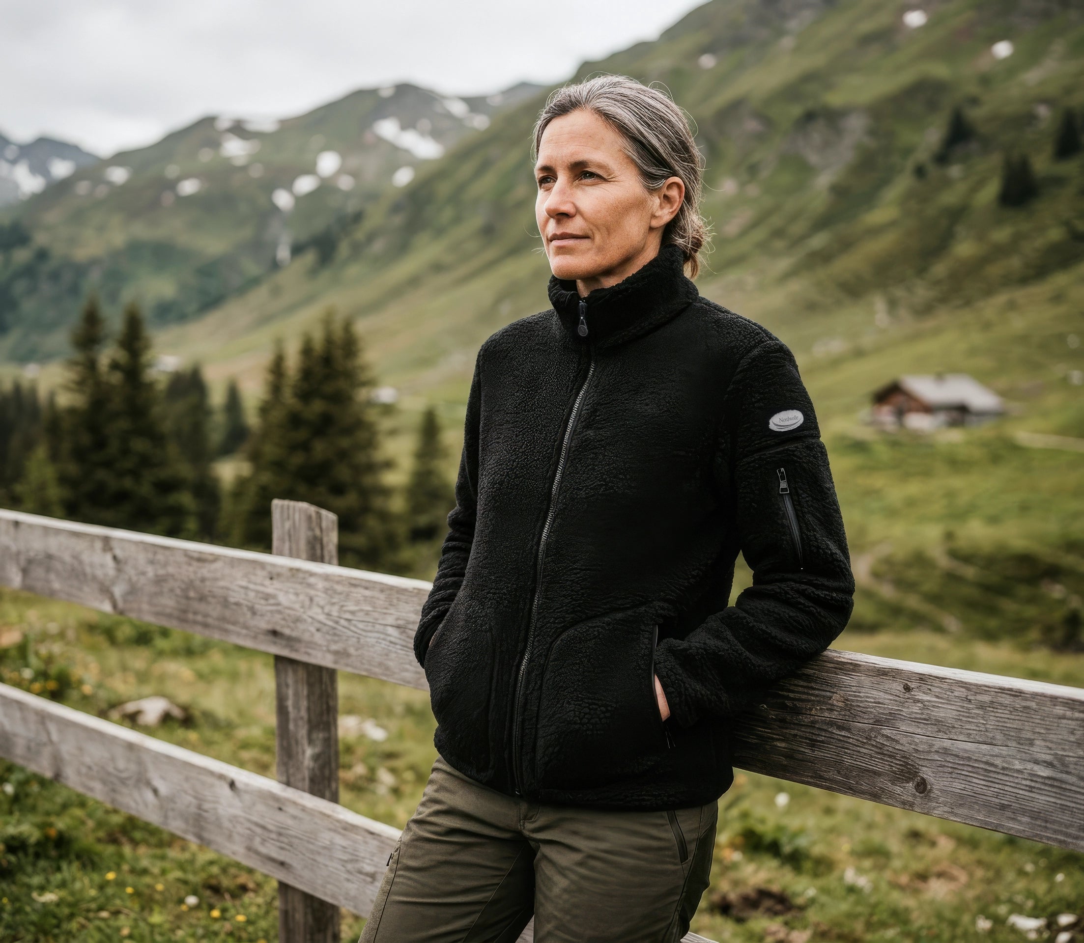 Elin | Wollfleece Jacke Damen